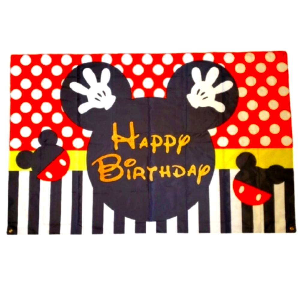 Mickey Mouse Birthday Backdrop
